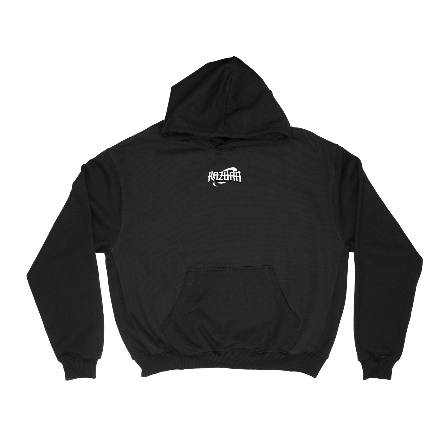 KAZURA BLACK AND WHITE HOODIE